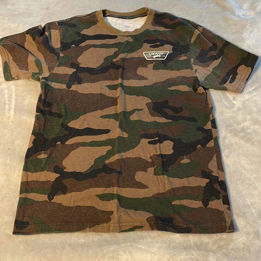 vans camo shirt